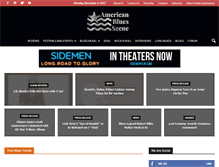 Tablet Screenshot of americanbluesscene.com